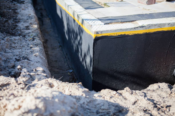 Professional Foundation Crack Repair technician working in Brightwaters, NY